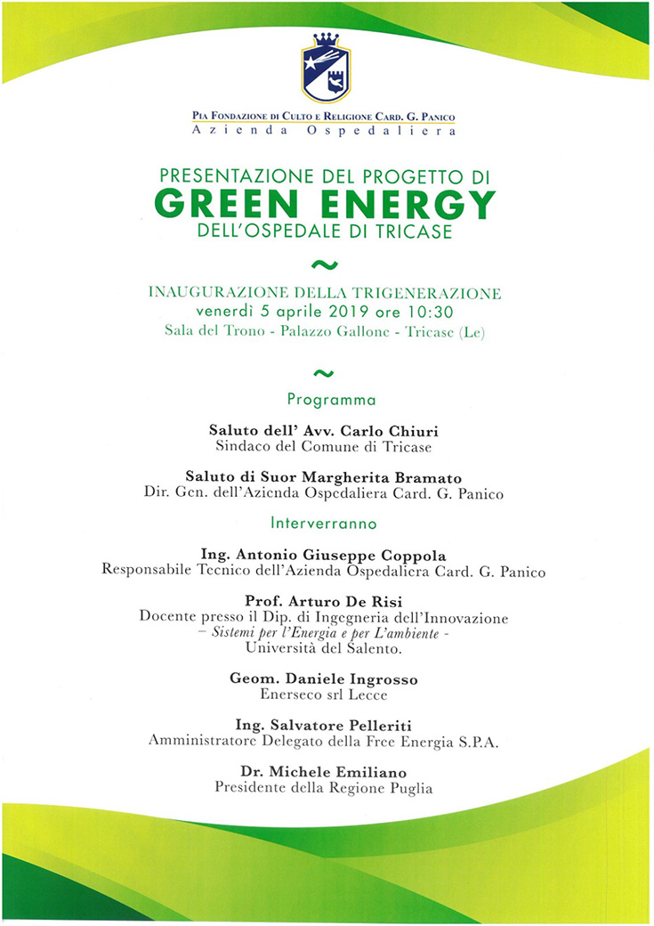 Presentazione Progetto GreenEnergy
